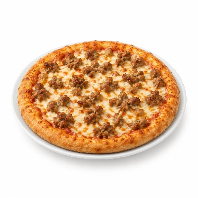 Samuel Mancino’s Italian Eatery Sausage Italian Chunks Cooked 12 Inch Pizza