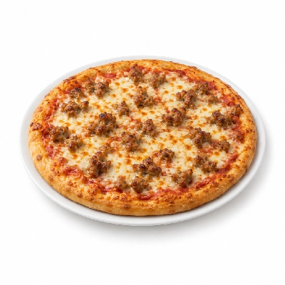 Samuel Mancino’s Italian Eatery Sausage Italian Chunks Cooked 16 Inch Pizza