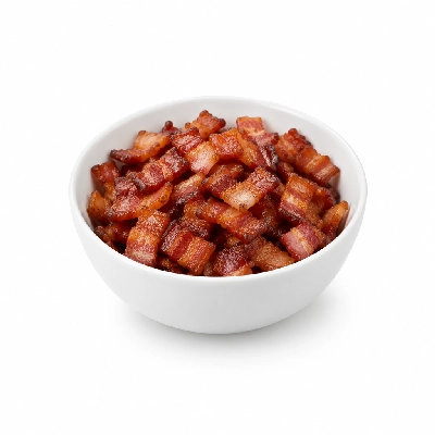 Samuel Mancino’s Italian Eatery Hormel Small Bacon Fully Cooked 100% Real 1 Inch Dice
