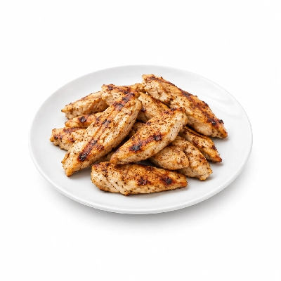 Samuel Mancino's Italian Eatery Small Chicken Breast Strips Fajita Grilled Marked Perdue