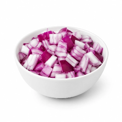 Samuel Mancino's Italian Eatery Small Onions Raw Chopped Red Jumbo