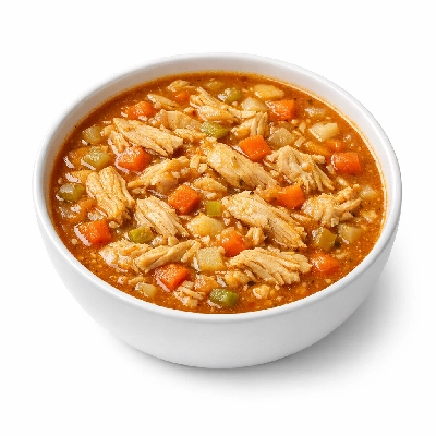 Santa Fe Chicken Stew & Sliced Carrots