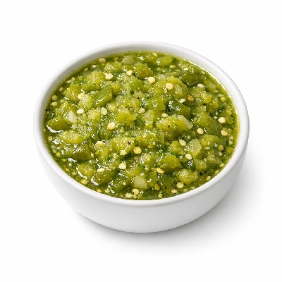 Sauce la victoria green chile salsa mild