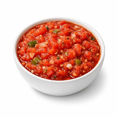 Sauce la victoria thick 'n chunky salsa hot