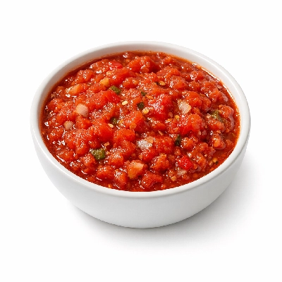 Sauce la victoria thick 'n chunky salsa medium
