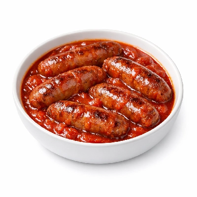 Sausages in tomato sauce