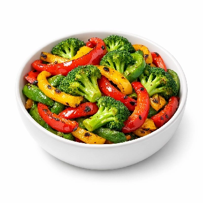 Sauteed Bell Peppers and Broccoli