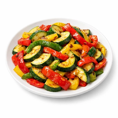 Sauteed Bell Peppers and Zucchini