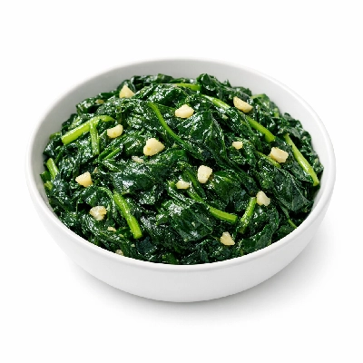 Sauteed greens with garlic
