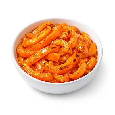 Sauteed Orange Bell Peppers