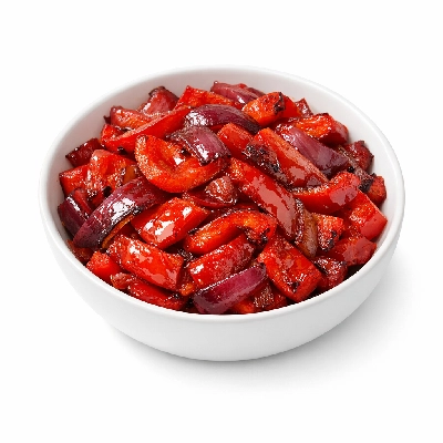 Sauteed Red Vegetables