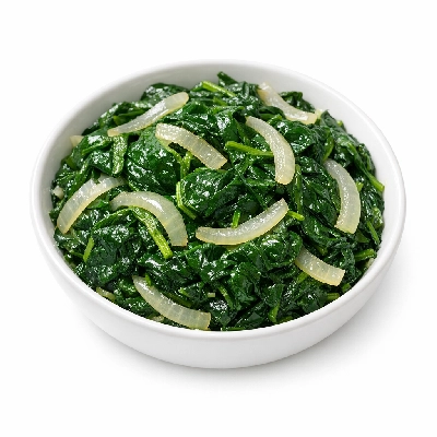 Sauteed Spinach with Onions