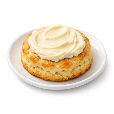 Savory biscuits with spread