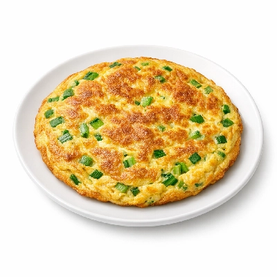 Scallion omelette