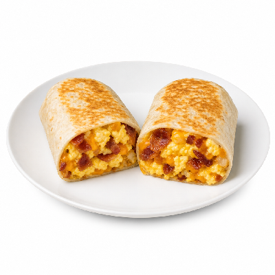 Schlotzsky's Bacon Burrito Half