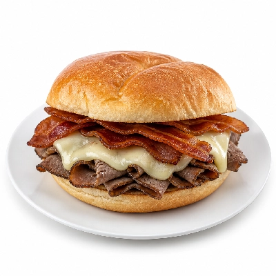 Schlotzsky's Beef Bacon Smokecheesy Sandwich Large