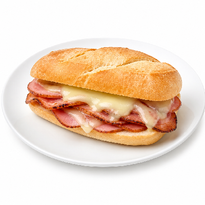 Schlotzsky's Ham Bacon Smokecheesy Sandwich Small