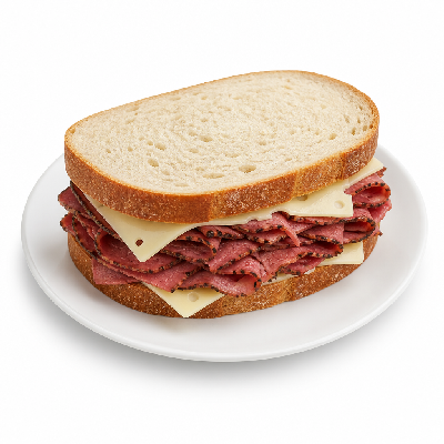 Schlotzsky's Pastrami & Swiss Sandwich Large
