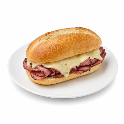 Schlotzsky's Pastrami & Swiss Sandwich Small