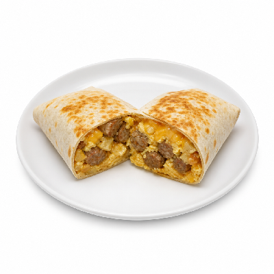Schlotzsky's Sausage Burrito Half