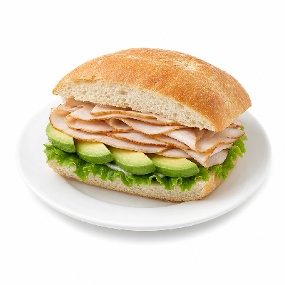 Schlotzsky's Smoked Turkey Avocado Sandwich Large