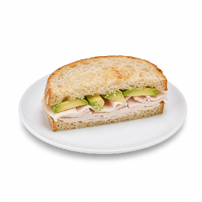 Schlotzsky's Smoked Turkey Avocado Sandwich Small