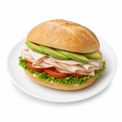 Schlotzsky's Turkey Avocado Sandwich Medium