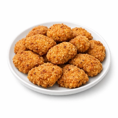 School lunch chicken nuggets whole grain breaded