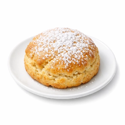 Scone with Powdered Sugar