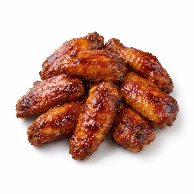 Scores Appetizers Chicken Wings with BBQ Sauce and Crudites 16