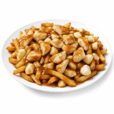 Scores Appetizers Poutine with Chicken