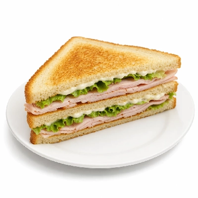 Scores Club Sandwich (Half) with 1 Serving of Mayo