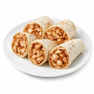 Scores Kids' Menu with BBQ Sauce without Side Dish Mini Chicken Salad Wraps