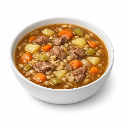 Scotch soup made with broth