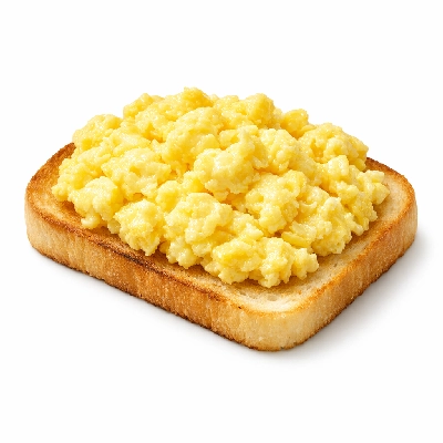 Scrambled Egg on Bread