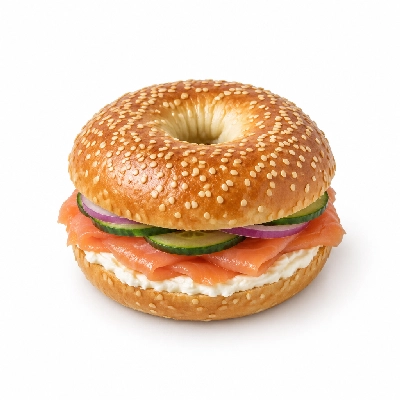 Seattle Sutton's Healthy Eating Bagel Sandwich 1200 Calorie Plan