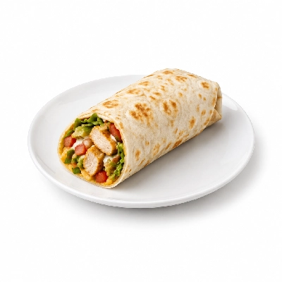 Seattle Sutton's Healthy Eating Baja Tinga Wrap 1500 Calorie Plan