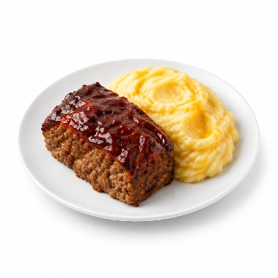 Seattle Sutton's Healthy Eating BBQ Meatloaf and Cheddar Mash 1200 Calorie Plan