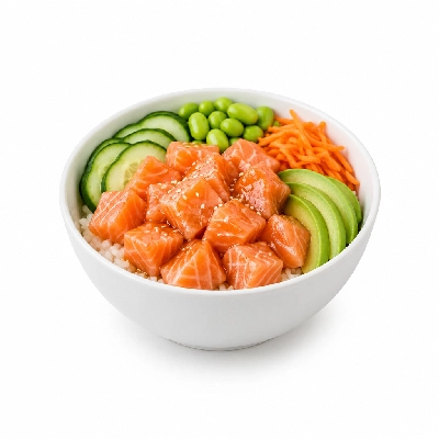 Seattle Sutton's Healthy Eating Bonsai Salmon Bowl 1200 Calorie Plan