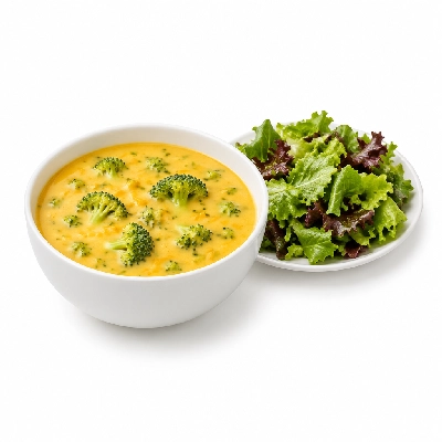 Seattle Sutton's Healthy Eating Broccoli Cheddar Soup & Salad 1200 Calorie Plan