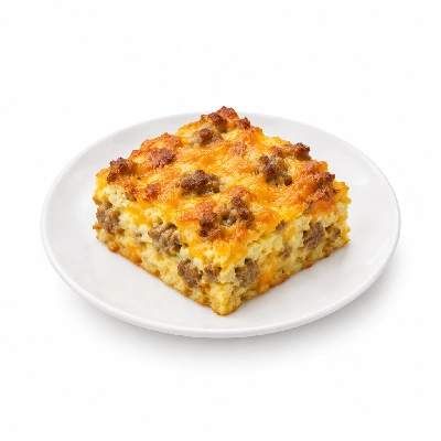 Seattle Sutton's Healthy Eating Cheddar and Sausage Breakfast Casserole 1200 Calorie Plan