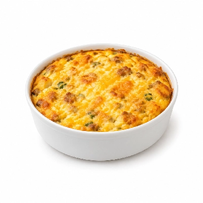 Seattle Sutton's Healthy Eating Cheesy Baked Egg Casserole 1500 Calorie Plan