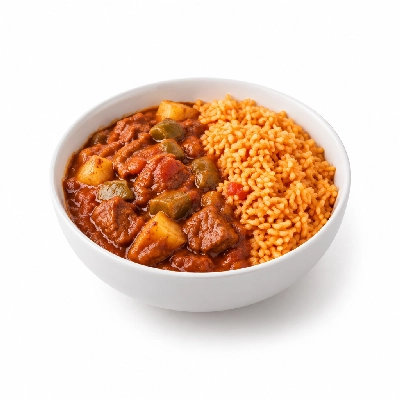 Seattle Sutton's Healthy Eating Chile Cazuela with Spanish Rice 1200 Calorie Plan
