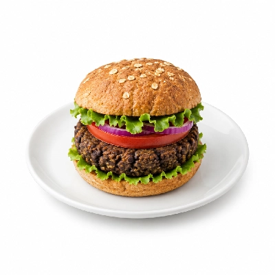 Seattle Sutton's Healthy Eating Chipotle Black Bean Burger 1200 Calorie Plan