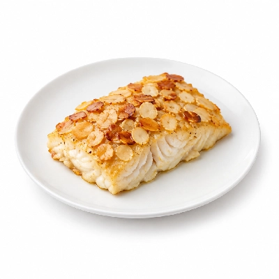 Seattle Sutton's Healthy Eating Cod Amandine 1200 Calorie Plan