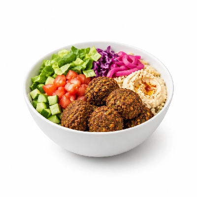 Seattle Sutton's Healthy Eating Falafel Bowl 1500 Calorie Plan