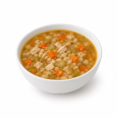 Seattle Sutton's Healthy Eating Lunch Turkey Barley Soup with Apple & Cookie