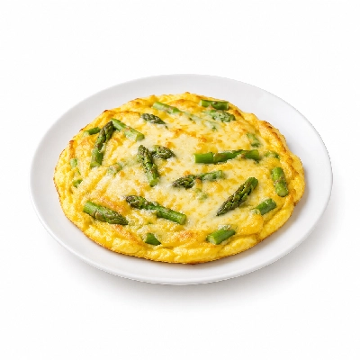 Seattle Sutton's Healthy Eating Open Faced Asparagus & Gruyere Omelet 1200 Meal Plan
