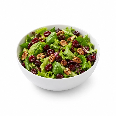 Seattle Sutton's Healthy Eating Pecan-Cranberry Mixed Green Salad 1200 Calorie Plan