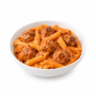 Seattle Sutton's Healthy Eating Penne Vodka Meatballs 2000 Calorie Plan